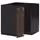 METOD Угловой напольный шкаф с полкой - черно-серый/Sinarp коричневый 88x88 см