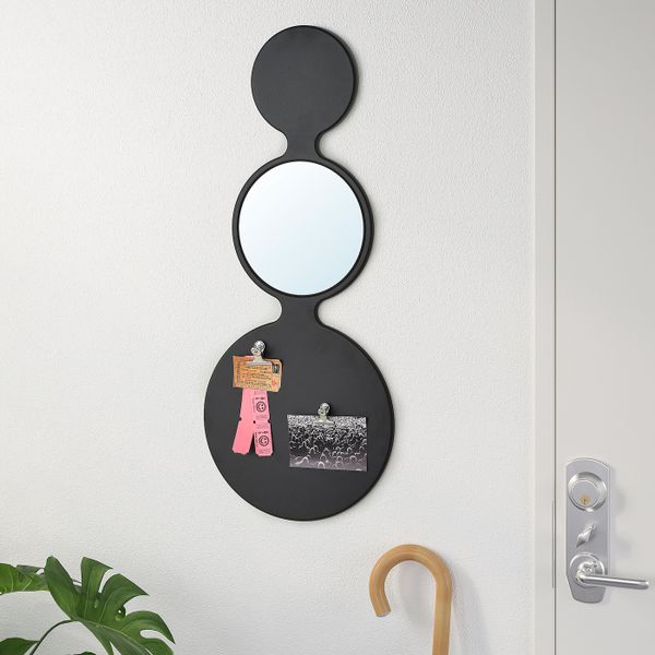 Доска для записей, с магнитами, черный 30x73 см IKEA SÖRHASSEL СОРХАССЕЛ 204.337.62 - фото 2