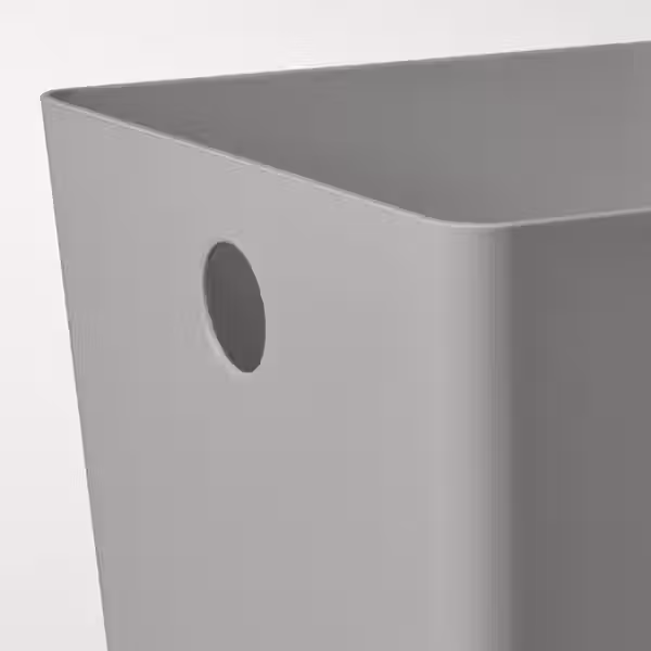 KUGGIS Контейнер - светло-серый 18x26x15 см - фото 8