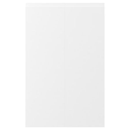 VOXTORP Дверца д/напольн углового шк, 2шт - левосторонний матовый белый 25x80 см