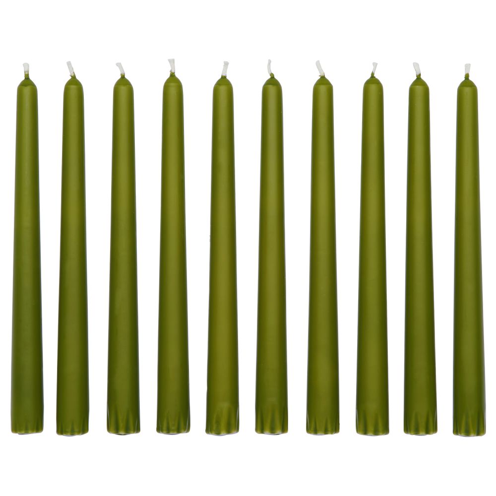 Неароматическая свеча ОФТА, зеленый (23 см) - фото 1