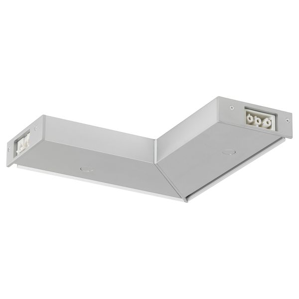 Угловое соединение УТРУСТА, цвет алюминия - фото 1