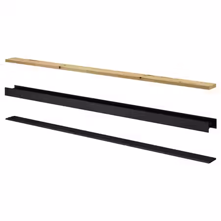 SKYTTA Направляющая для раздвижной двери - 3 паза чёрный