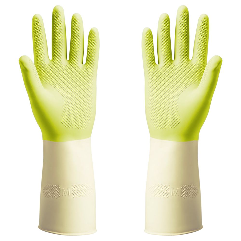 Резиновые перчатки, зеленый M IKEA POTKES ПОТКЕС 604.290.32 - схема-чертеж с размерами