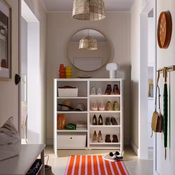 PLATSA Галошница/шкаф - белый/Fonnes белый 120x42x123 см - фото 2