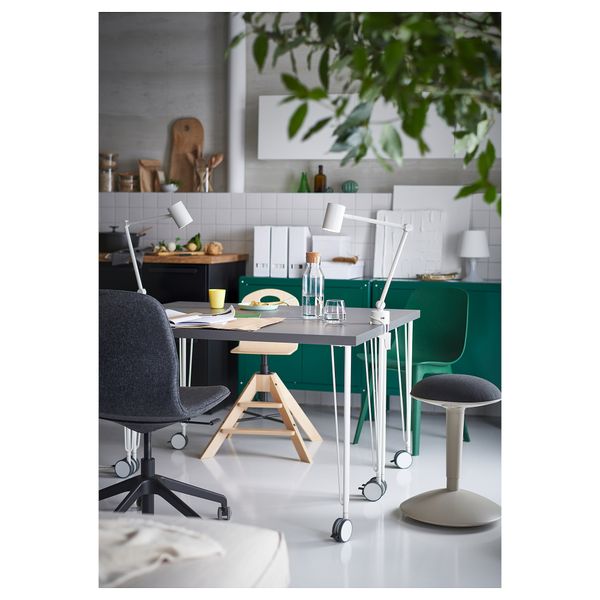 Столешница, 120x60 см, темно-серый IKEA LAGKAPTEN ЛАГКАПТЕН 704.606.73 - схема-чертеж с размерами