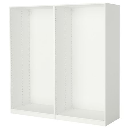 PAX 2 каркаса гардеробов - белый 200x58x201 см