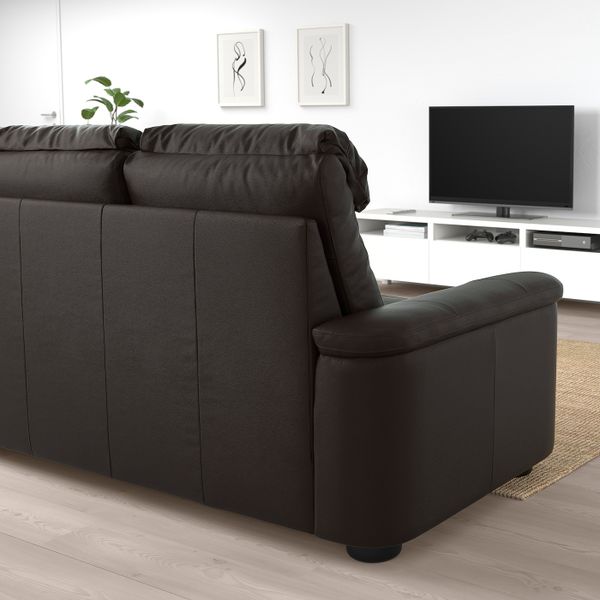 2-местный диван-кровать, Гранн/Бумстад темно-коричневый IKEA LIDHULT ЛИДГУЛЬТ 592.660.12 - фото 4
