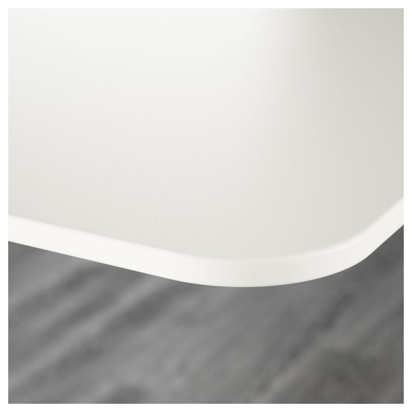 Стол-трансформер для приемной БЕКАНТ, белый (160x80 55 см) - фото 3