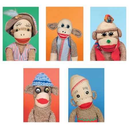 Открытка КОРТ, забавные обезьянки (10x15 см)