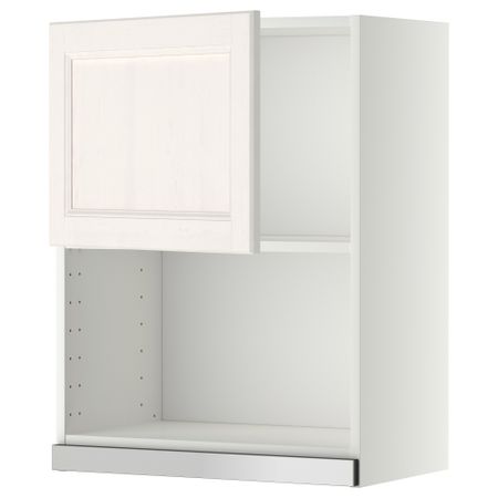 Навесной шкаф для СВЧ-печи МЕТОД, белый, Лаксарби белый