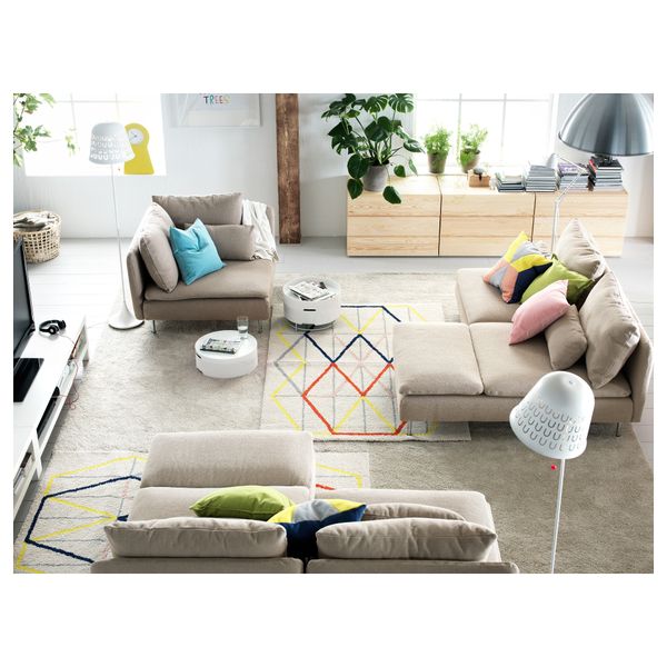 Ковер, безворсовый ИКЕА ПС 2014, разноцветный ручная работа разноцветный (128x180 см) - схема-чертеж с размерами