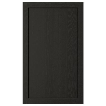 LERHYTTAN Дверь - черная морилка 60x100 см