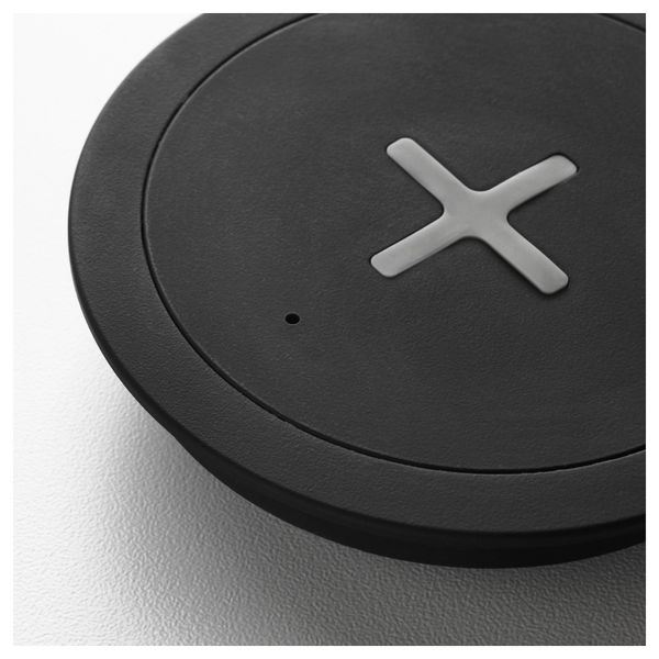 Устройство для беспроводной зарядки РЭЛЛЕН, черный - схема-чертеж с размерами