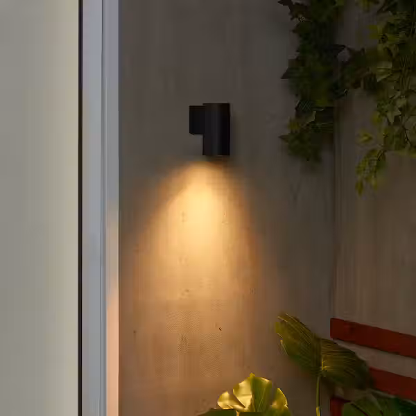 GRÖNSPRÖT ГРЁНСПРЁТ Бра - для сада чёрный - схема-чертеж с размерами