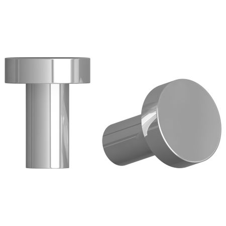 Ручка мебельная АТТЕСТ, цвет нержавеющей стали (20 мм)