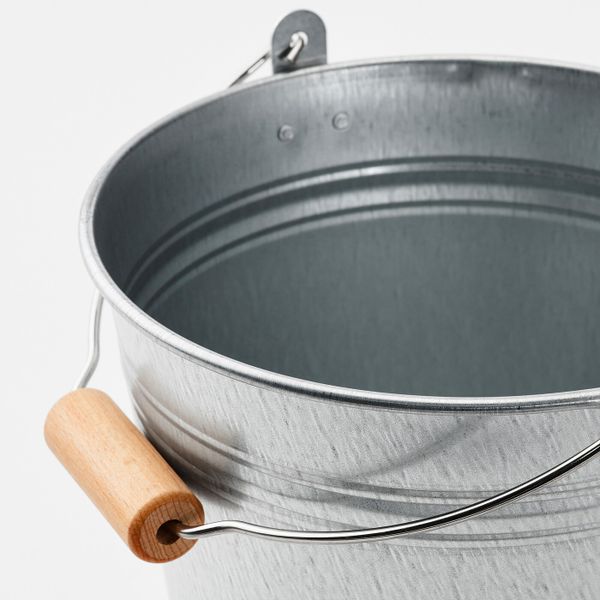 Ведро/горшок, для дома, улицы/оцинковка 2.5 л IKEA SOCKER СОККЕР 004.643.87 - фото 2