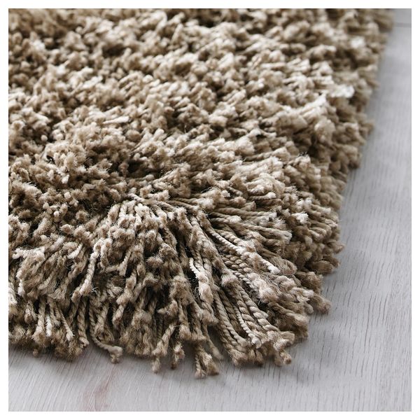 Ковер, длинный ворс ГОСЕР, бежевый (56x150 см) - схема-чертеж с размерами