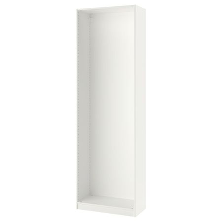 PAX Каркас гардероба - белый 75x35x236 см