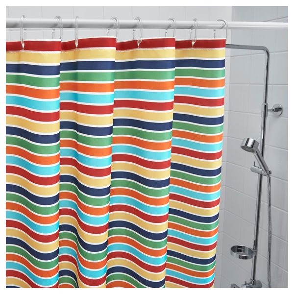 Штора для ванной БОКВИК, разноцветный (180x200 см) - фото 2