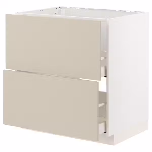 METOD / MAXIMERA Напольный шкаф п/мойку+2фасада/2 ящ - фото 1