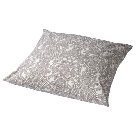 Наволочка, белый, серый 70x70 см IKEA JÄTTEVALLMO ЙЭТТЕВАЛЛМО 404.342.61