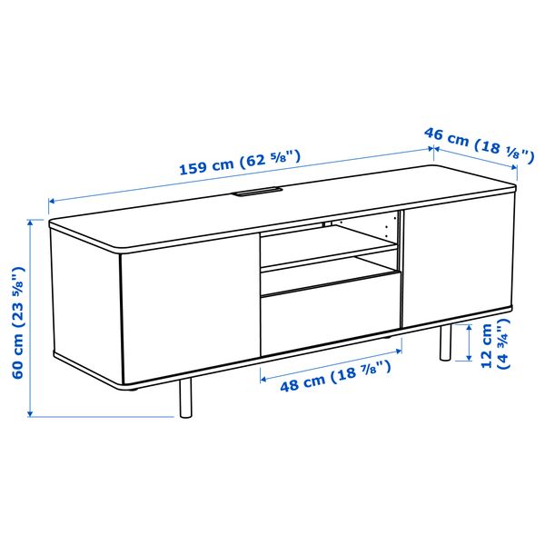 IKEA, дополнительный ракурс - схема-чертеж с размерами