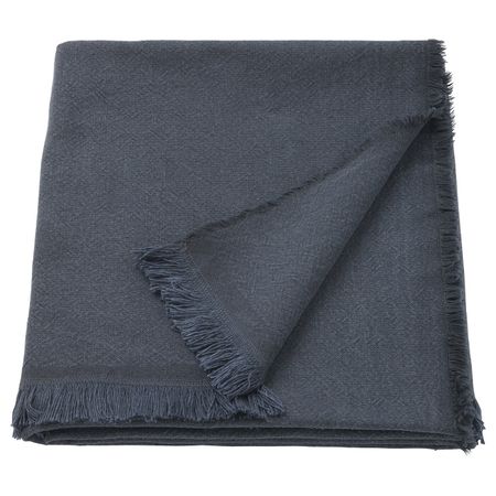 Плед, сине-серый темный 150x200 см IKEA ЙОФРИД 103.957.46