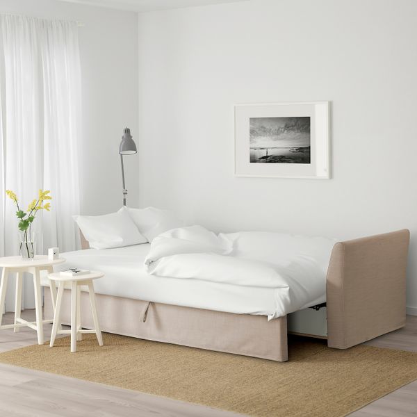 3-местный диван-кровать, Нордвалла темно-бежевый IKEA HOLMSUND ХОЛЬМСУНД 504.893.71 - фото 7