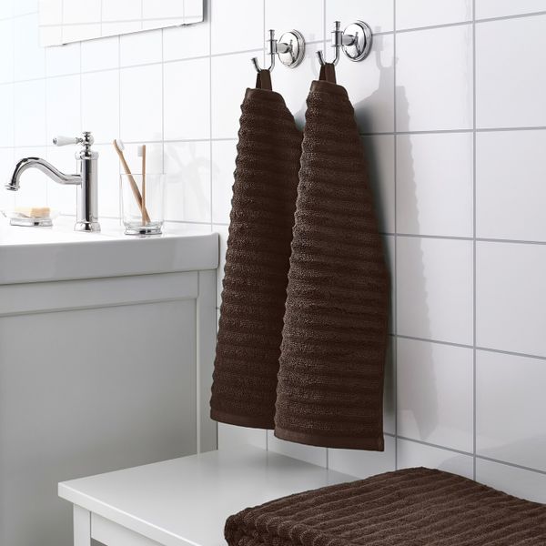 Полотенце, темно-коричневый 30x50 см IKEA FLODALEN ФЛОДАРЕН 204.691.38 - фото 3