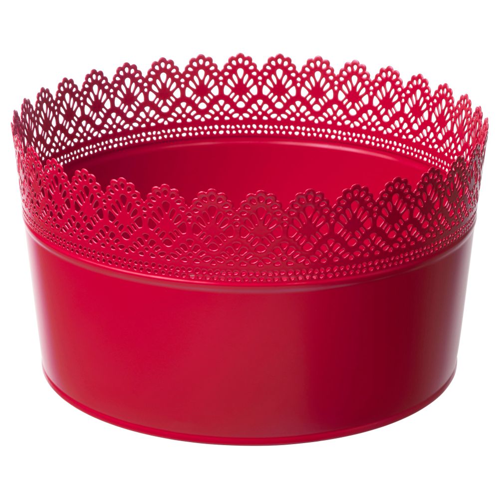 Миска СКУРАР, красный (25 см) - схема-чертеж с размерами