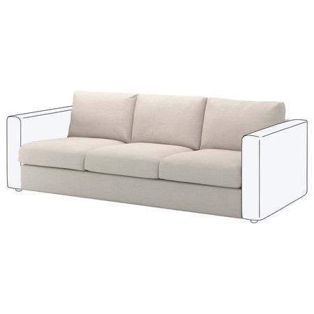 3-местная секция, Гуннаред бежевый IKEA ВИМЛЕ 092.194.43