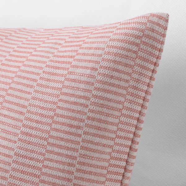 Чехол на подушку, красный, белый 50x50 см IKEA PLOMMONROS ПЛОММОНРОС 805.069.58 - схема-чертеж с размерами