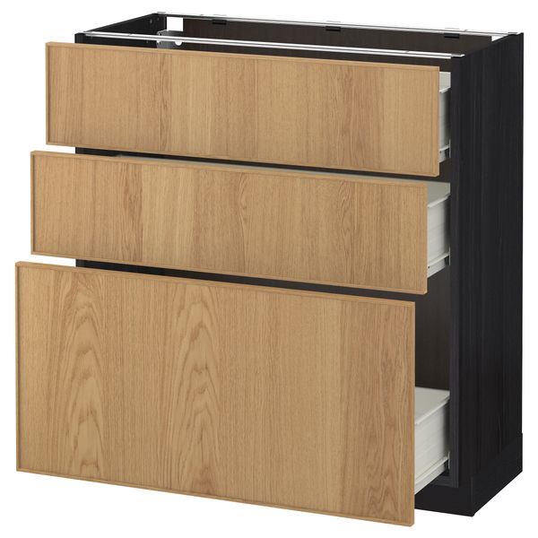 IKEA, вид спереди - схема-чертеж с размерами