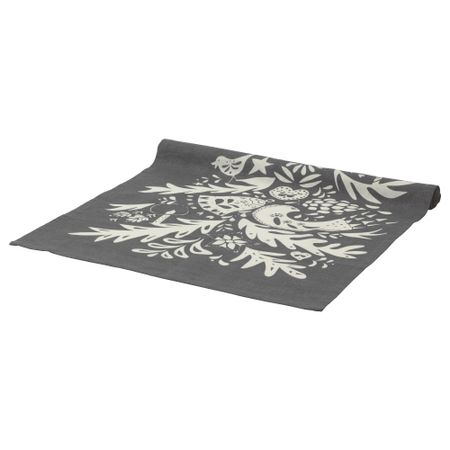 Дорожка настольная ВИНТЕР 2016, серый, белый (45x140 см)