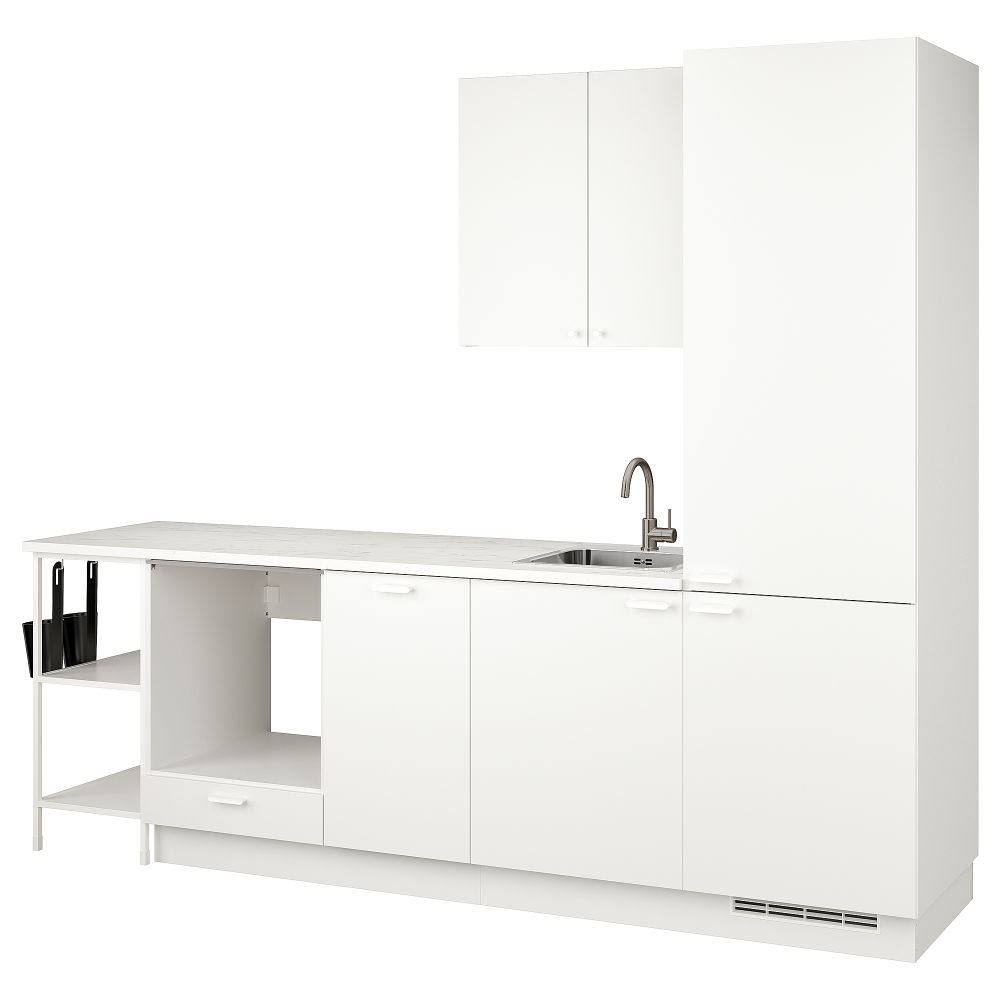 Кухня, белый, 266.5x63.5x222.5 см IKEA BEGIVENHET БЕГИВЕНХЕТ 694.374.00 - фото 1