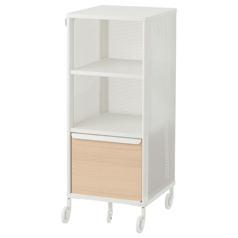 Модуль с электронным замком, сетка белый 41x101 см IKEA BEKANT БЕКАНТ 192.869.22 - фото 1