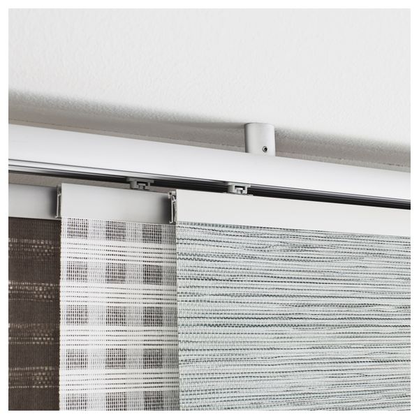 Потолочный крепёж КВАРТАЛ, цвет алюминия - схема-чертеж с размерами