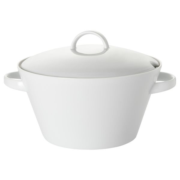 Супница ТЮДЛИГТ, белый (3 л) - схема-чертеж с размерами