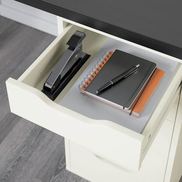 Стол, черно-коричневый/белый 120x60 см IKEA LINNMON ЛИННМОН / ALEX АЛЕКС 292.791.48 - схема-чертеж с размерами