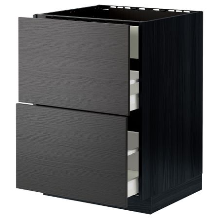 Шкаф для Варочная панели, вытяжка, ящик, 60x60 cm IKEA METOD МЕТОД, MAXIMERA МАКСИМЕРА 994.776.73