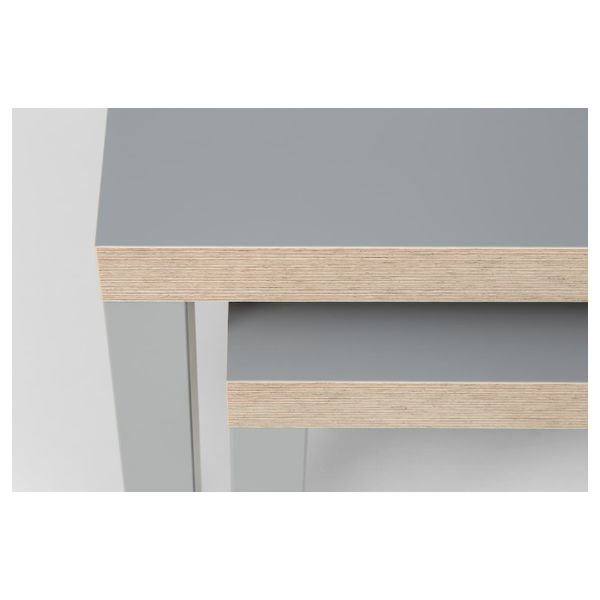 Комплект столов, 2 шт, серый IKEA LACK ЛАКК 403.798.77 - фото 4