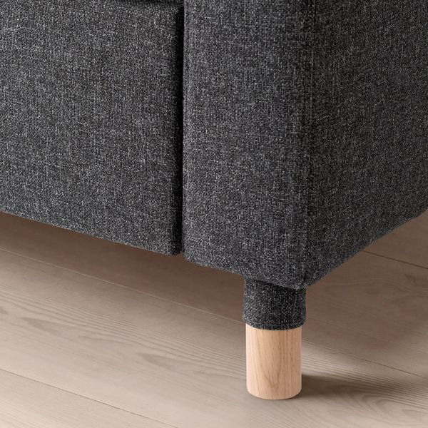 3-местный диван-кровать, Гуннаред темно-серый, дерево IKEA LANDSKRONA ЛАНДСКРУНА 293.198.80 - фото 8