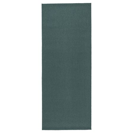Ковер безворсовый, для/дома/улицы, серый/бирюзовый 80x200 см IKEA MORUM МОРУМ 004.925.02