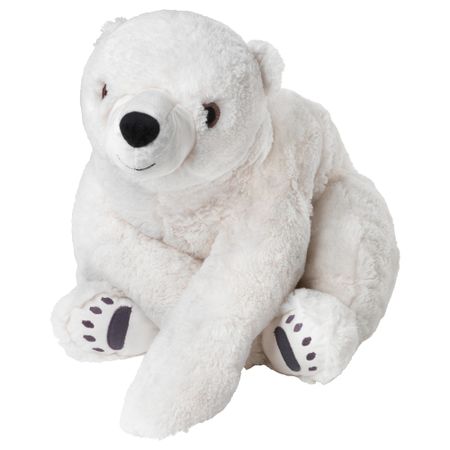 Мягкая игрушка СНУТТИГ, белый медведь, белый