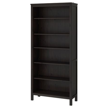 HEMNES Стеллаж - черно-коричневый 90x197 см