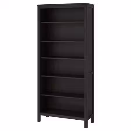 HEMNES Стеллаж - черно-коричневый 90x197 см