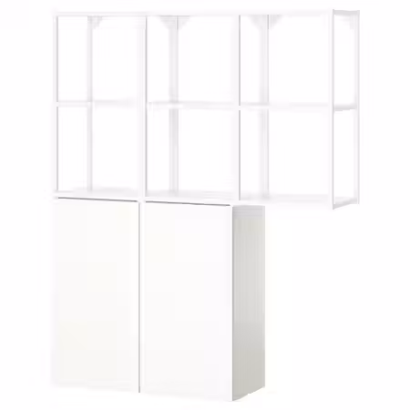 ENHET Комбинация д/хранения - белый 120x32x150 см