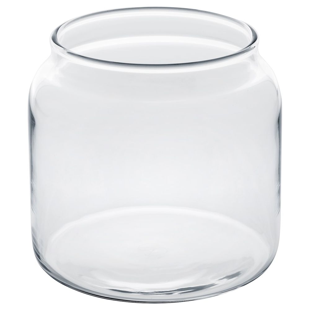 Ваза/подсвечник для греющей свечи, стекло 10 см IKEA MJÖLKIG МЬЁЛКИГ 805.229.20 - фото 1