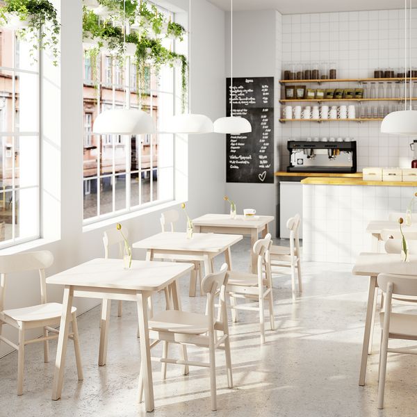 Стол и 2 стула, 74x74 cm IKEA RÖNNINGE РЁННИНГЕ, NORRÅKER НОРРОКЕР 692.972.49 - фото 3